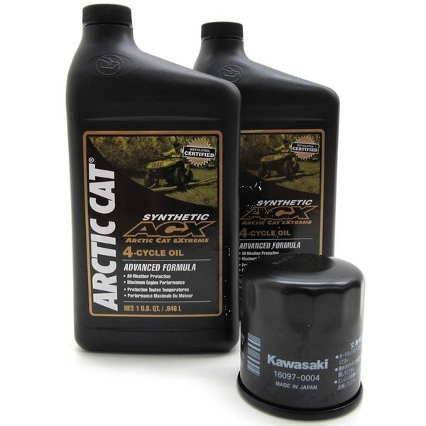 Ilc Replacement For Arctic Cat Acx 0W-40 Synthetic Oil Change Kit -650 V2 2005 1436-439-WX-KKE7-4